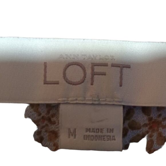 Loft balloon sleeve blouse with contrasting center stripe 307949 - Picture 3 of 5